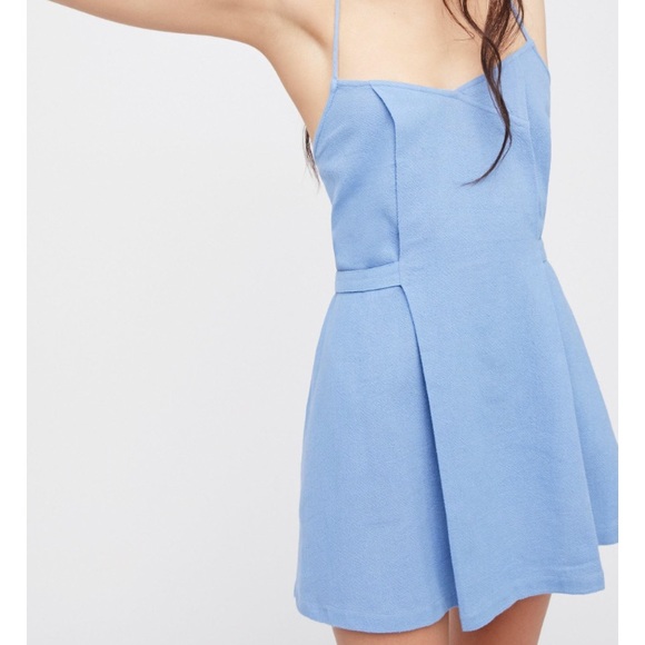 Free People Dresses & Skirts - Melt Your Heart Mini Dress Marina-Blue